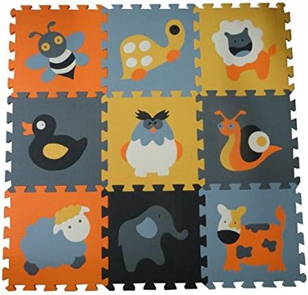 Animal Foam EVA Play Mat-9Pcs