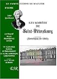 Les Soirees De Saint-Petersbourg by Joseph de Maistre