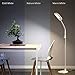 Aglaia LED Reading Floor Lamp, Dimmable Standing Lamp with Gooseneck for Living Room, Eye-Cared Touch Control Light, 11W, 3 Color Modes, 4-Level Dimmer – White