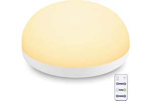 LEDIKON Baby Night Light,Touch Control for Baby Nursery with Remote and Timer - Rechargeable and Portable for Breastfeeding,Dimmable Nursery Light with 2 Color Modes