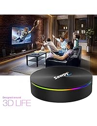 Sawpy T95Q   Caja de televisión para Android 8.1 4 GB DDR3 + 32 GB Quadcore Cortex A53 Set de conexión de red inteligente 4 K 2,4 G   5 G WiFi 4.1 Bluetooth Smart TV Box