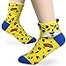 KONY Women's Girls Casual Funny Novelty Crew Socks, Cute Animals Printed Pattern - Gift for Pet Animal Lovers (Cute Animal Cover - 5 pairs)