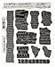 Stampers Anonymous Tim Holtz Large Cling Rubber Stamp Set, Stuff To Say