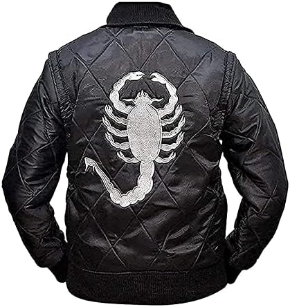 メンズウェア Scorp Constellation Jacket - Black L SKY-SELLER Mens Motorcycle Drive Gosling Scorpion Logo Black