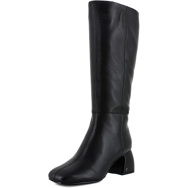 Sam Edelman Stivali Alti Donna Kylie Paillettes - Colore Argento Stardust, Punta Quadrata