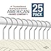 Closet Complete Baby Velvet Hangers, Premium Quality, True-Heavyweight, Virtually-UNBREAKABLE, Ultra-Thin, Space Saving No-Slip, Perfect Size for Babies 0-48 months 360° SPIN, Chrome Hook, Ivory 25pc