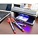 Counterfeit Bill Detector System with Ultraviolet Light and 3 Detector pens by MoneyTrust Used to Verify documents with UV Light Security Features and detect Counterfeit Bills