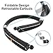 Neckband Bluetooth Headset, Pandawill [30 Hours Playtime] Wireless Bluetooth Headphones compatible for iPhone XS/X/8/7 Plus Samsung Galaxy S8 Note 8 Other Bluetooth Enabled Devices (Black) …