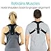 Vive Back Posture Corrector - Upper Neck Posture & Shoulder Support Hunchback Brace - Men and Women Under Clothes Straightner Device Improve Bad Slouch Hump, Forward Head Slouching Alignment (Medium)
