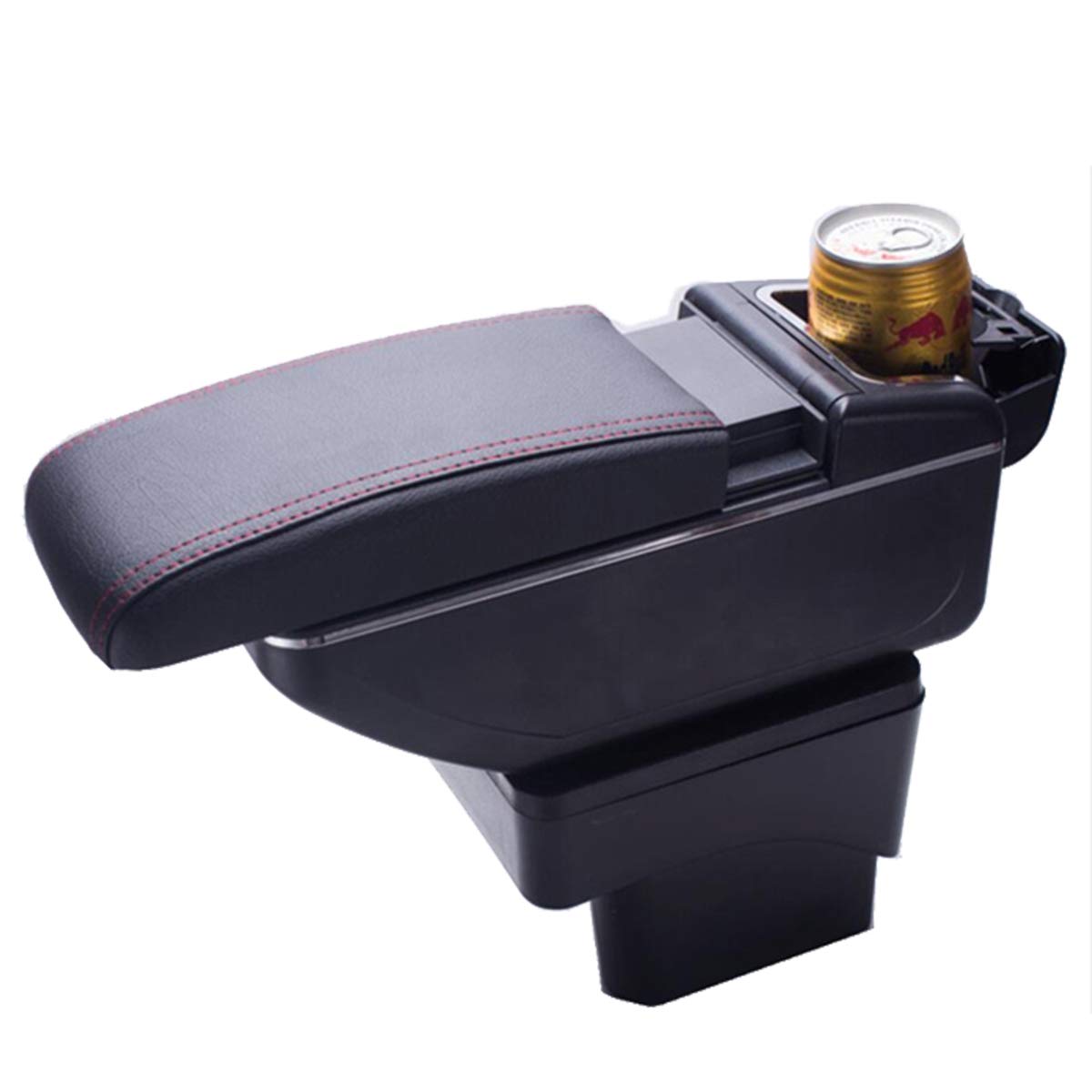 SZSSCAR Leather Car Center Console Armrest Box for Ford Ecosport 2013