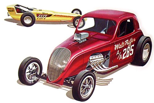 1/25 Double Dragster 2-N-1, Tin