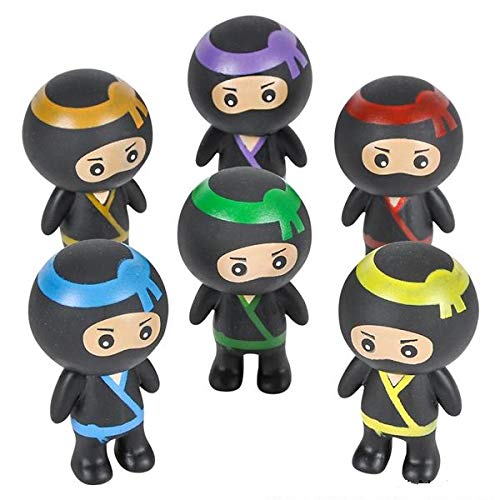 SRENTA 2" Mini Ninja Warriors Fighters Figures, Mini Ninja Buddies, Fun
