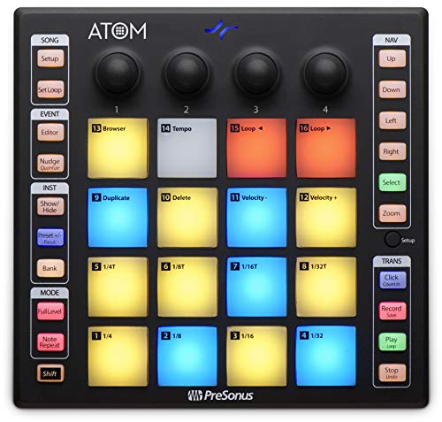 Presonus Atom Production And Performance Pad Controller With Studio One Artist Software