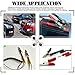 uxcell 10 Pcs 50mm Plastic Handle Test Probe Metal Alligator Clips