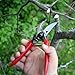 Sidex - Classic Garden Shears - Hand Pruning Tree and Hedge Scissors, Bypass Shear with Safety Lock