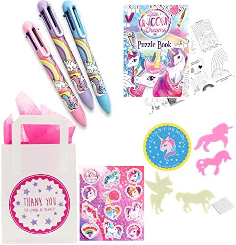 The Curious Caterpillar Unicorn Party Bags - Ready To Fill Paper Party Bag (Mythical)