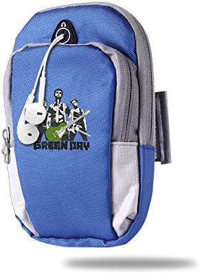 Creamfly Green Day Band Armband Arm Bag Package For Sports Running For Iphone Samsung Galaxy Key Money