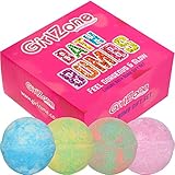 BATH BOMBS FOR KIDS: Great Birthday Gifts Present For Girls Of All Ages 4 5 6 7 8 9 : Includes 4 Giant, 100% Handmade, Bath Bombs In Fun & Fruity Scents.