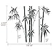 Vinyl Bamboo Wall Sticker bamboo Wall Decal Tree Wall Decor Wall Grpahic Home Art Decoration Dark Green