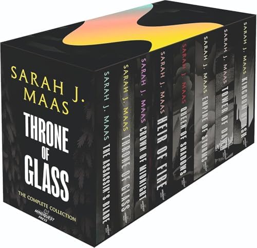 The Complete Throne of Glass Collection Full Series Set By Sarah J