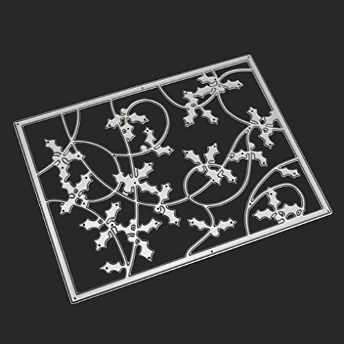 Fabal Christmas Metal Cutting Dies for DIY Scrapbooking Photo Album Decorative Embossing Folder Dies Scrapbooking Die Cuts (H) - Thumbnail 3