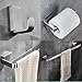 ELLO&ALLO Brushed Nickel Bathroom Hardware Set,Stainless Steel Towel Bar Wall Mounted Bath Accessories Set
