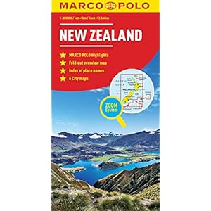 New Zealand Marco Polo Map Landkaart – Gevouwen Kaart, 1 oktober 2018