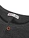 H2H Mens Premium Fitted Short-Sleeve Contrast Color Stitching T-Shirt CHARCOAL US L/Asia XL (JDSK31)