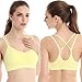 Awmak Women Mini Strappy Cross-Back Quick Dry Sport Underwear Bra