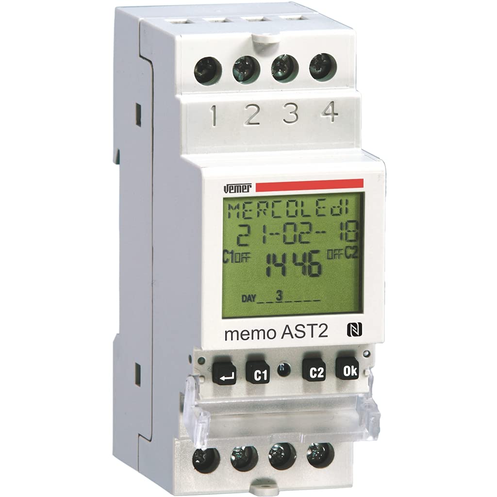VE343000 – Vemer Memo Astronomical Clock 2 Relay (1 unit)