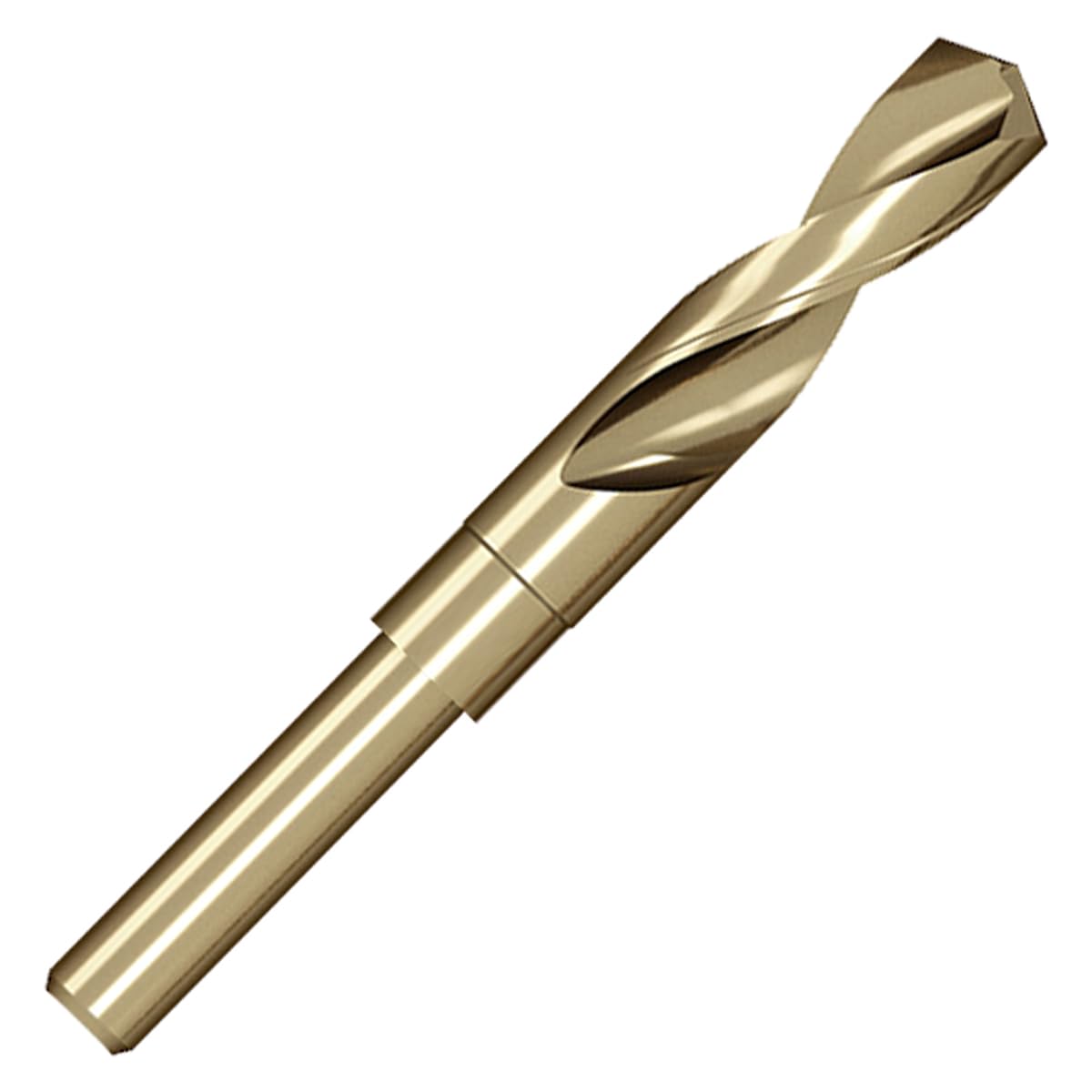 Meccion HSS Cobalt Drill Bit 18.5mm Reduced Shank Twist Drill Bit for Metal, Stainless Steel, Aluminium, Wood, Plastic, Non-Ferrous Etc. — image 1