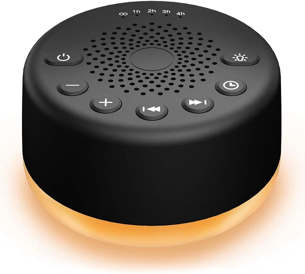 Easysleep White Noise Machine 32 Levels 25 Sounds 5 Timer 4 Brightness