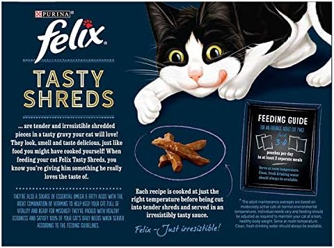 Felix Tasty Shreds Cat Food Mixed Selection in Gravy, 12 x 80 g, 80 g (Pack of 12) - Image 3