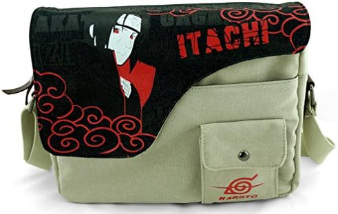 Japanese Anime Naruto Shoulder School Bag Messenger Bag (A)