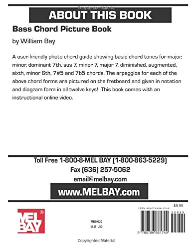 Mel Bay Bass Chord Picture Book