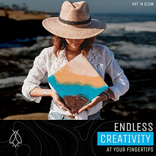 Art ‘N Glow Epoxy Resin for Clear Casting and Coating 16 Ounce Kit