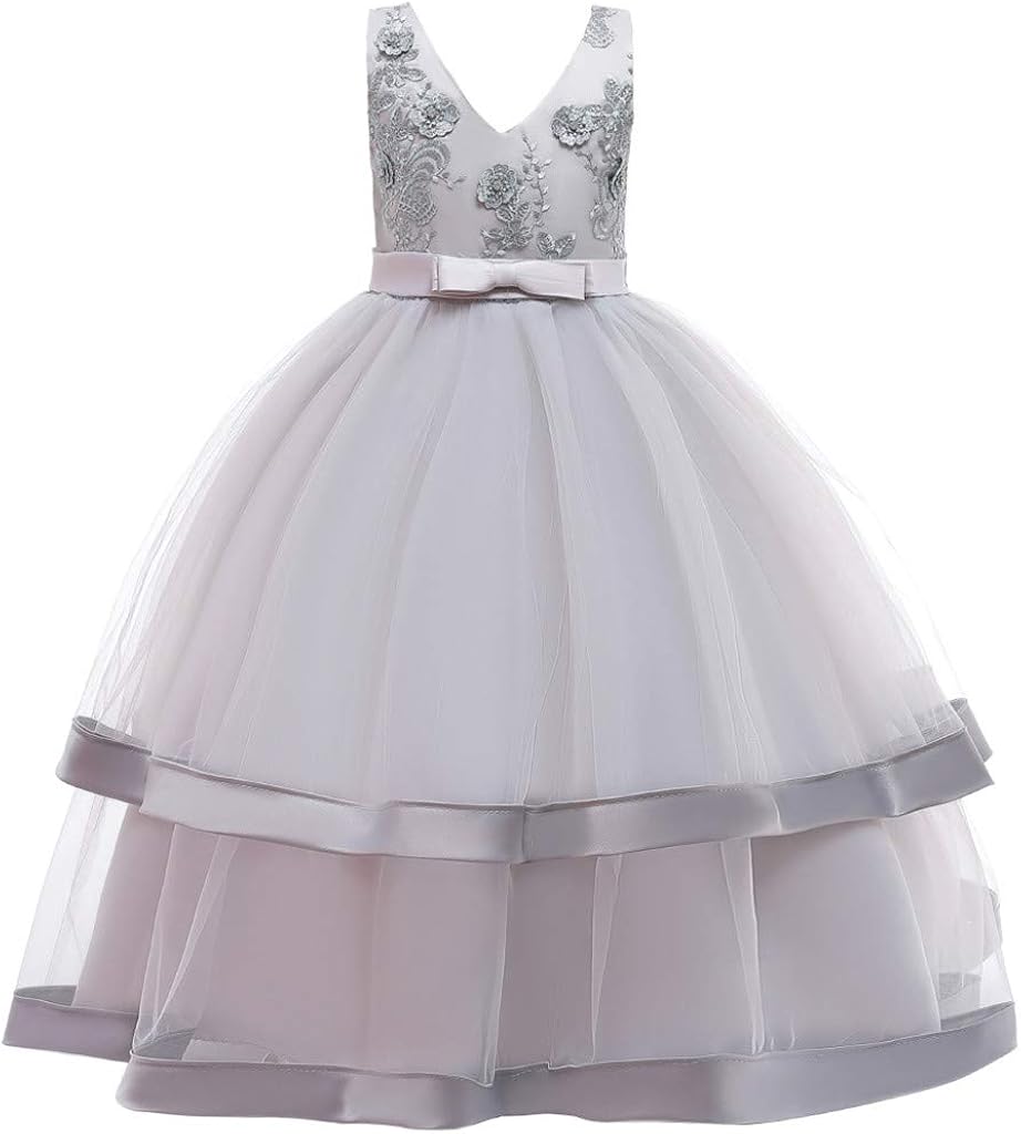 Moneycom Demoiselle D Honneur Robe De Soiree D Enfant Partie De Mariage Reconstitution Historique Robes De Tutu Formelles Vetements Amazon Fr Vetements Et Accessoires