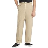 Classroom School Uniforms Big Boys Flat Front Pant, Khaki, 16