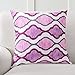 Phantoscope Set of 4 New Living Series Decorative Dark Purple Throw Pillow Case Cushion Cover 18 x 18 inches 45cm x 45cm