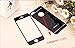 iPhone 5 5S SE Case-Yerwal Front+Back Mirror Tempered Glass Film Screen Protector Cover for iPhone 5 5G 5S SE-Black