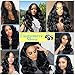 XYHair 4 Bundles Brazilian Ombre Body Wave Hair Grade 7A 100% Unprocessed Ombre Bundles Human hair Extensions(14-16-18-20, nature black)