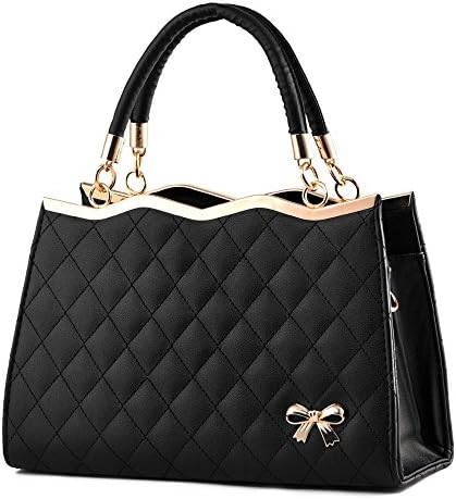 Butterfly Design Women Shoulder Handbags and Ladies Tote Bags(black)