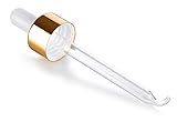 JUVITUS Glass Dropper Closure Top for 1 oz / 30 ml
