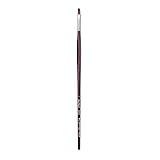 Da Vinci Grigio Synthetic Brush - Filbert, Long