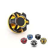MC MOTOPARTS T-Axis Gold CNC Oil Filler Cap