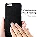 Benks iPhone 6 Plus 6s Plus Leather Case Cover, Slim Fit Protective Cover Skin with Invisible Metal Plate Build-in, Work with Magnetic Car Mount (Black for iPhone 6 Plus 6s Plus, 5.5-Inch)