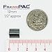 FramePac V Nails for Picture Frames Hardwood 12mm (1/2 Inch) [400 V-Nail Pack, Loose] - (for use in Manual V Nailer for Picture Framing, Hand V Nailer for Picture Frames, Manual Picture Frame Joiner)