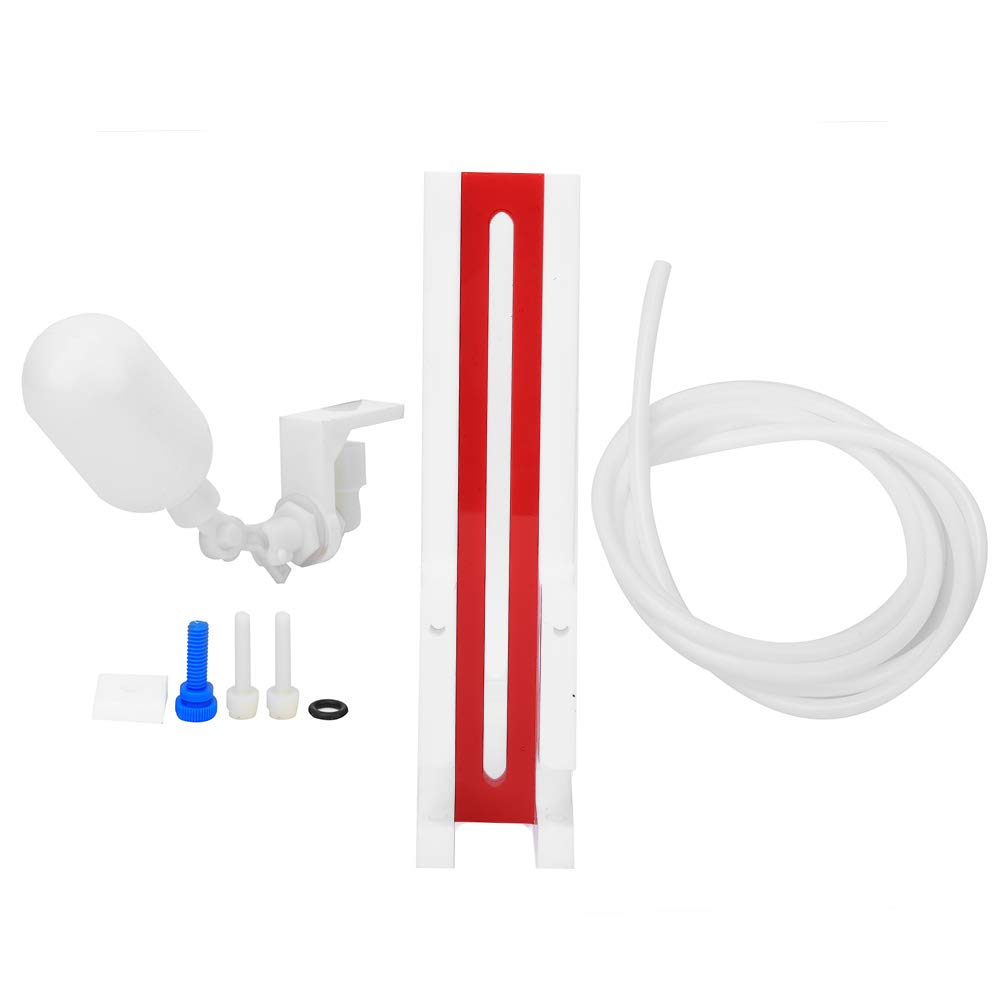 Automatic Self-Filling Aquarium Water Filler Non-Electric Water Level Controller with Float Ball Valve and Holder for Fish Tanks