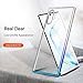 TORRAS Galaxy Note 10 Plus Case/Galaxy Note 10 Plus 5G Case Crystal Clear Ultra-Thin Slim Fit Soft TPU Cover Compatible with Samsung Galaxy Note 10 Plus 6.8 inch, Aura Glow