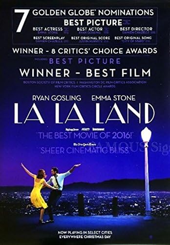 Amazon Co Jp 映画ポスター ラ ラ ランド La La Land おしゃれ アート インテリア フレームなし ゴールデングローブ賞ノミネート版 両面 数量限定 初版 ホーム キッチン